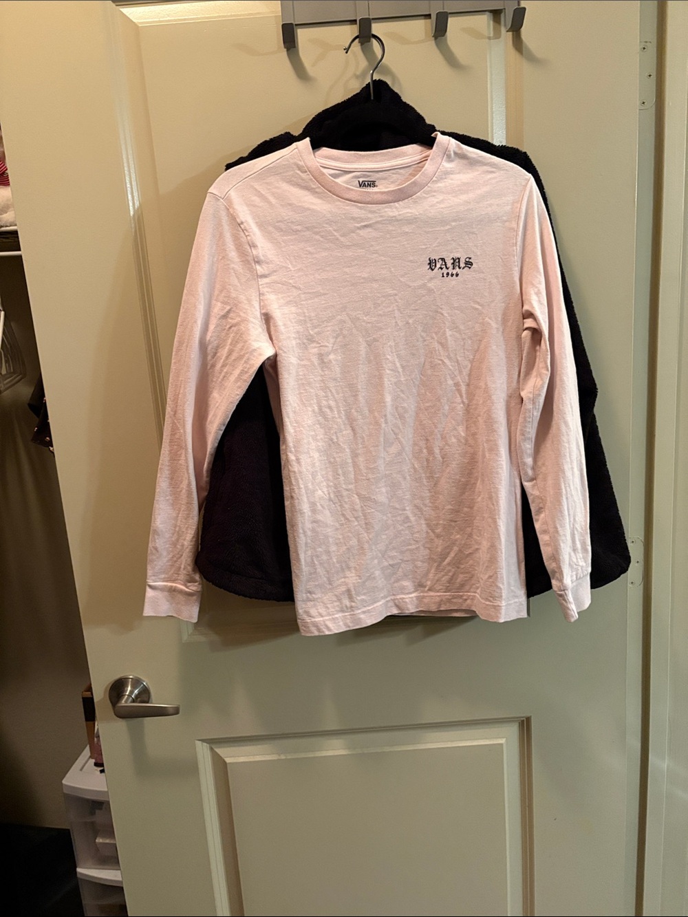 Vans Light Pink Long Sleeve Crewneck
